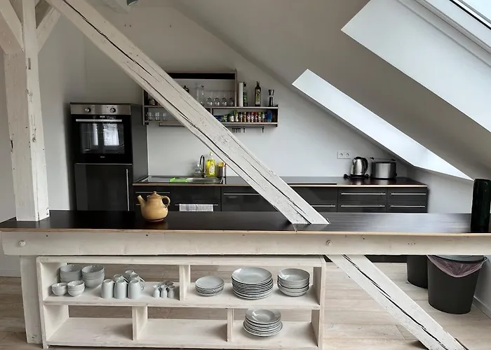 Loft Im Dachgeschoss Der Haeselburg Mit Weitblick * Gera