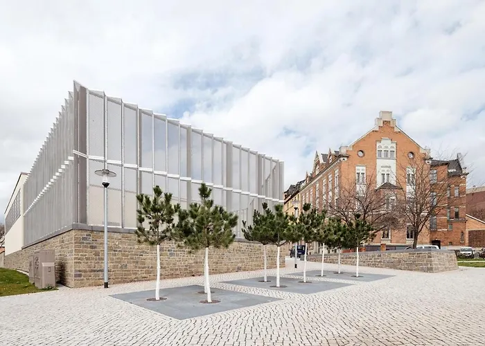 Loft Im Dachgeschoss Der Haeselburg Mit Weitblick Apartment Gera